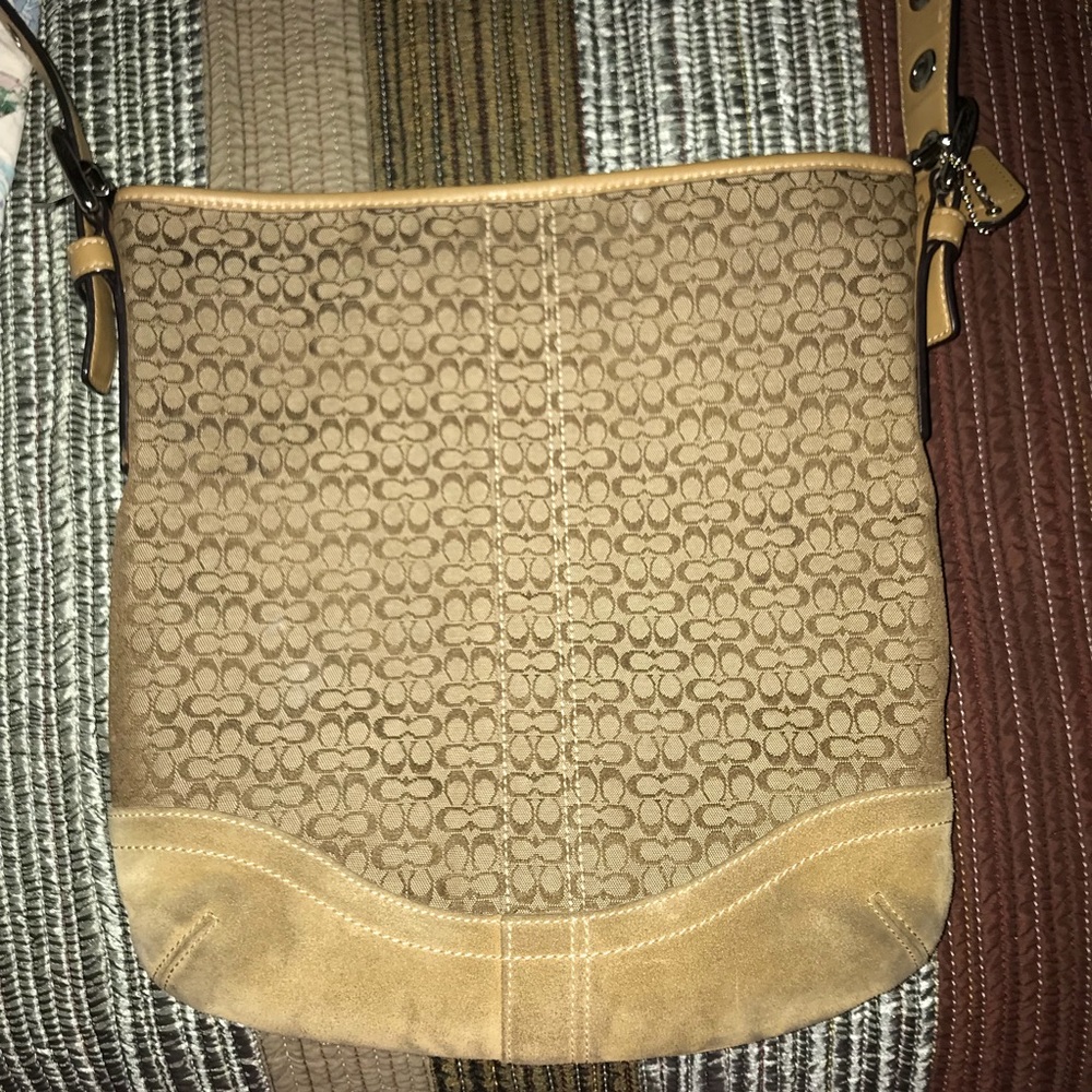 Coach signature crossbody